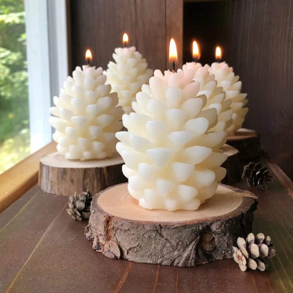 3D Pinecone Candle Mould - The Nature Lab